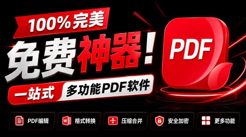 100%完美免费神器！一站式多功能PDF软件，支持PDF格式转换压缩编辑等，简约无广告，太Nice了JOPDF-轻创星球网