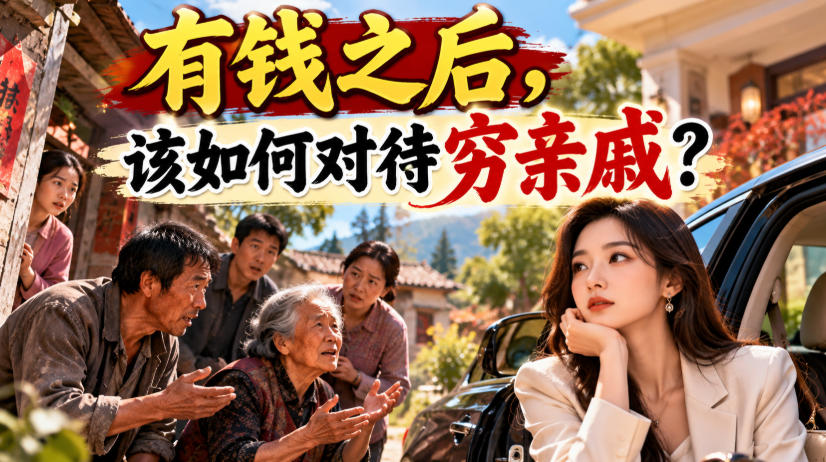 某公众号付费文章：有钱之后，该如何对待穷亲戚？-轻创星球网