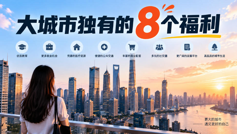 某公众号付费文章：大城市独有的8个福利-轻创星球网
