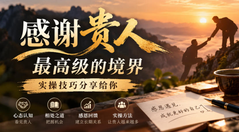 某公众号付费文章：感谢贵人最高级的境界，实操技巧分享给你-轻创星球网