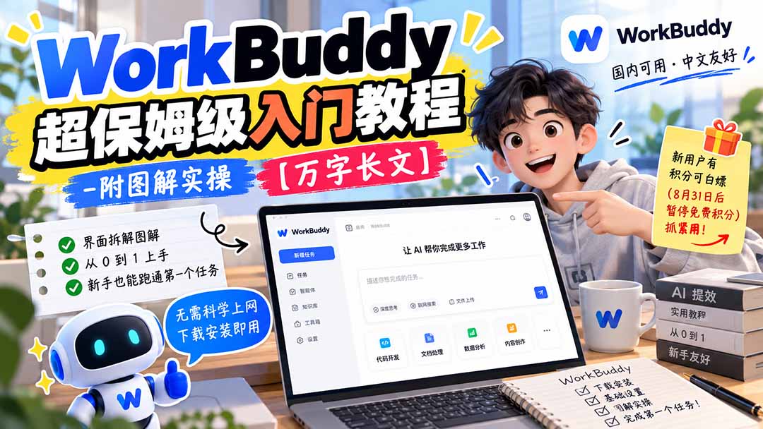 WorkBuddy 超保姆级入门教程-附图解实操 【万字长文】-轻创星球网